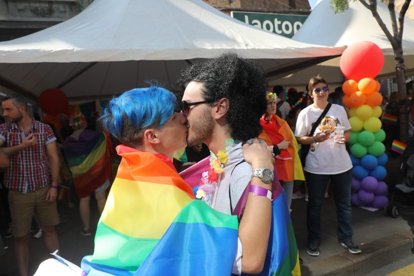 Parada ponosa u Beogradu, Prajd, RECI DA, gej, gay pride 2018. Parada ponosa u Beogradu, Prajd, RECI DA, gej, gay pride 2018.