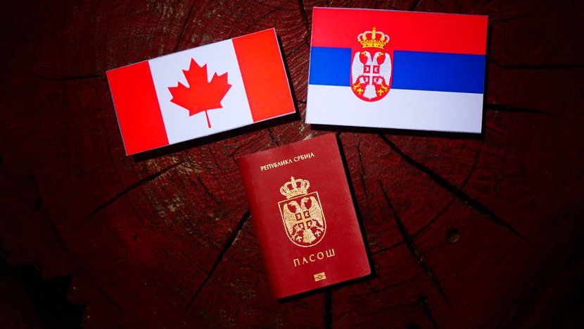 Kanada, Srbija, pasoš