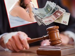 Sudija, sudski čekić, Debela gojazna žena , Evri