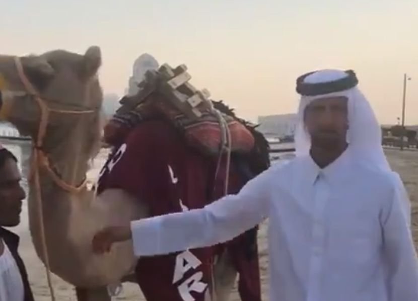 Novak Đoković u Saudijskoj Arabiji  jaše kamilu