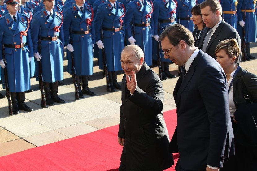 Vladimir Putin, poseta Srbiji