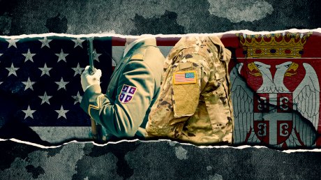 Vojska Srbije i Amerike, infografika
