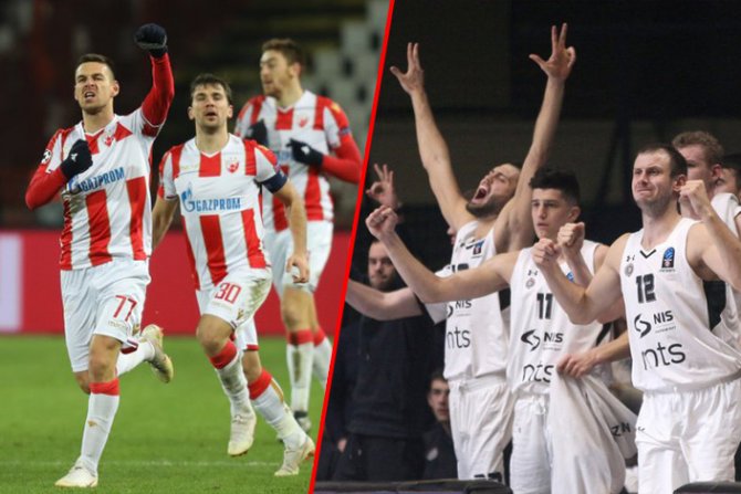 Fk Crvena zvezda, KK Partizan