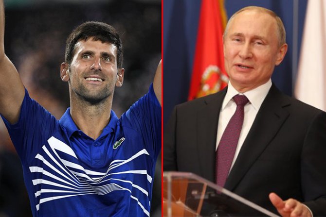 Vladimir Vladimirovič Putin,Novak Djokovic Đoković