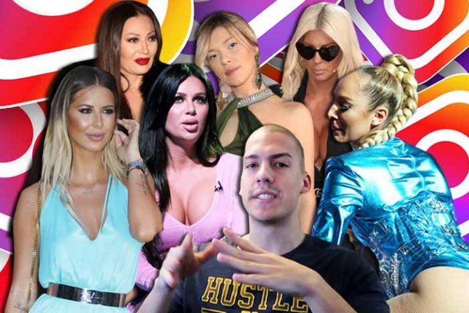 Jelena Karleuša, Svetlana Ceca Ražnatović, Luna Djogani, Stanija, Zorannah, Baka Prase