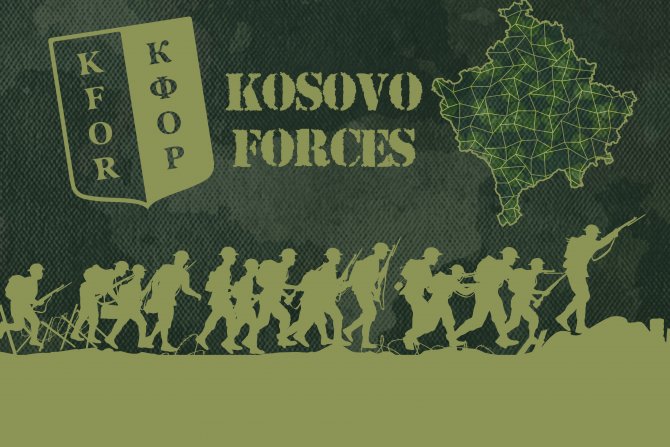 Vojska, vojnici, KFOR, Kosovo, infografika