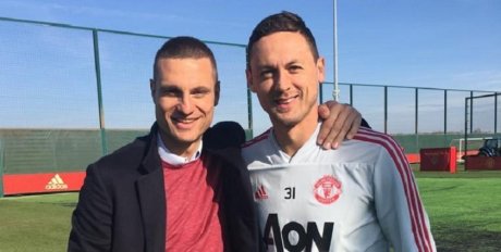 Nemanja Vidić i Nemanja Matić