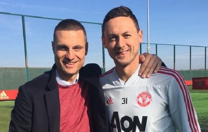 Nemanja Vidić i Nemanja Matić