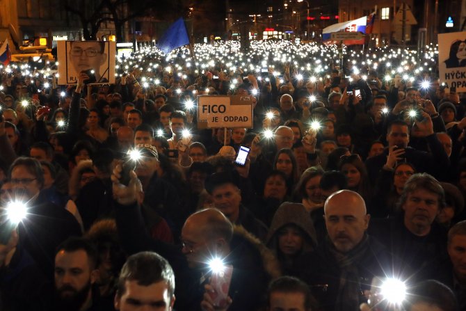 Protesti u Slovackoj