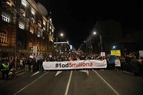 Protest jedan od pet miliona, opozicija