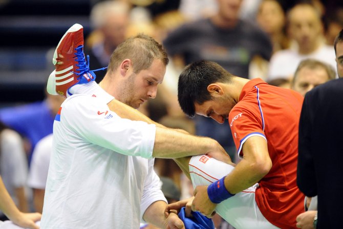 Miljan Amanović i Novak Đoković