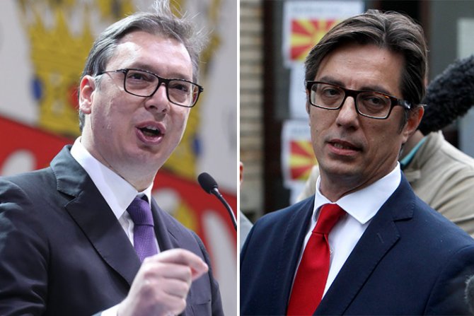 Aleksandar Vucic, Stevo Pendarovski