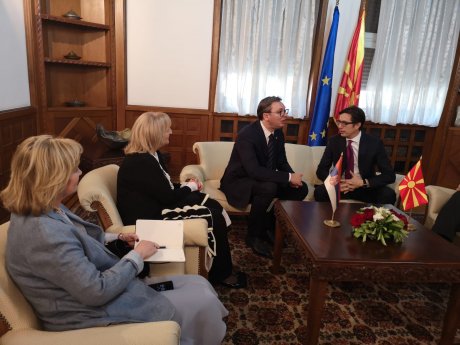 Aleksnadar Vucic, Pendarovski Stevo Aleksnadar Vucic, Pendarovski Stevo