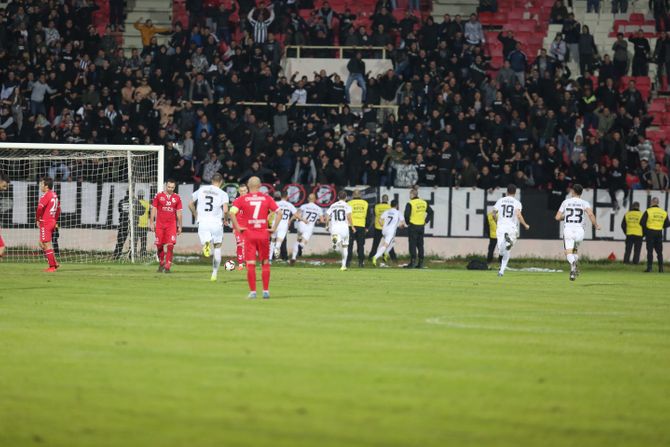 Polufinale kupa, FK Radnički - FK Partizan