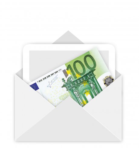 Koverta sa 100 evra