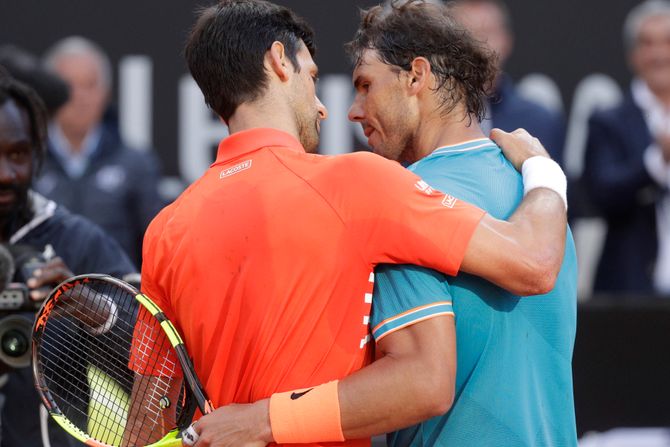Novak Đoković, Rafael Nadal, ATP Rim Novak Đoković, Rafael Nadal, ATP Rim