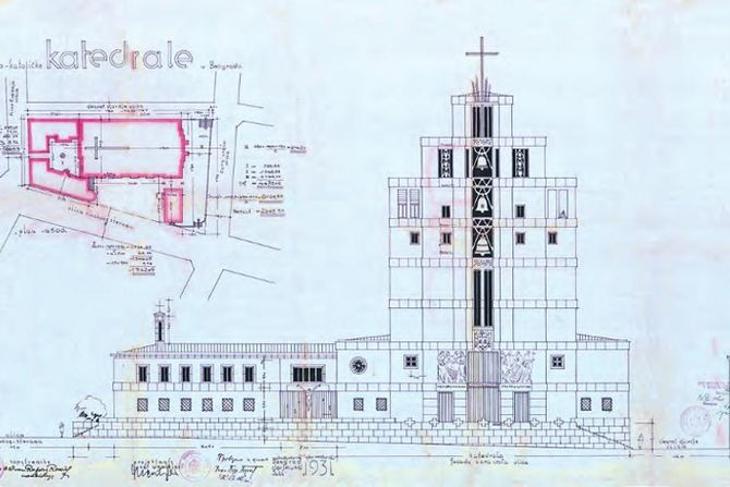Beogradska katedrala, Stari Beograd, Katolička crkva, Beogradska nadbiskupija, Rimokatolička crkva, Kraljevina Jugoslavija Beogradska katedrala, Stari Beograd, Katolička crkva, Beogradska nadbiskupija, Rimokatolička crkva, Kraljevina Jugoslavija