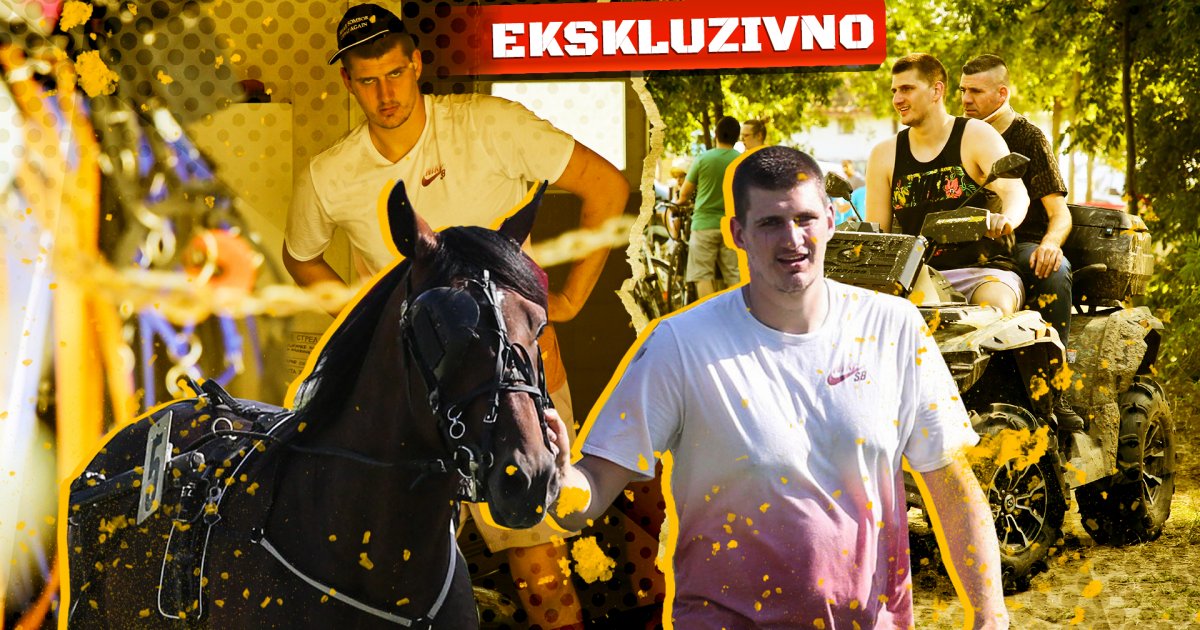Exclusively With Jokic and his horses in stables When Nikola's