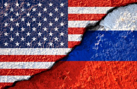 Americka i Ruska zastava