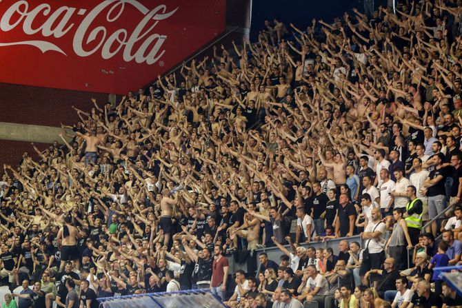 KK Partizan - KK Crvena zvezda, navijači Partizana, Grobari