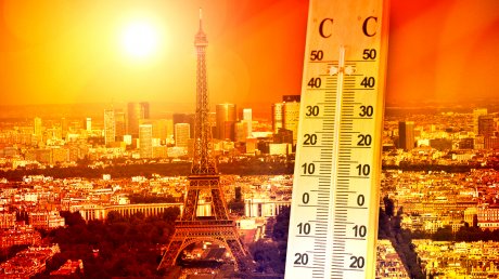 Pariz, vrućine, visoka temperatura