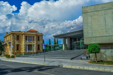 Nikozija, Nicosia, panorama grada, Kipar,