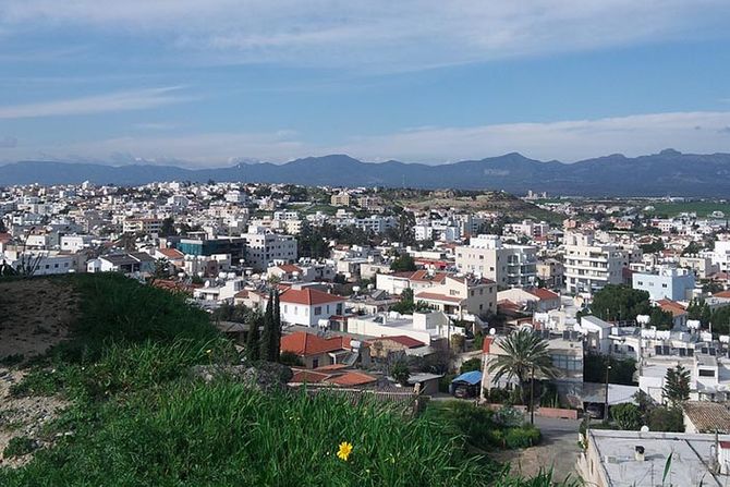 Nikozija, Nicosia, panorama grada, Kipar,