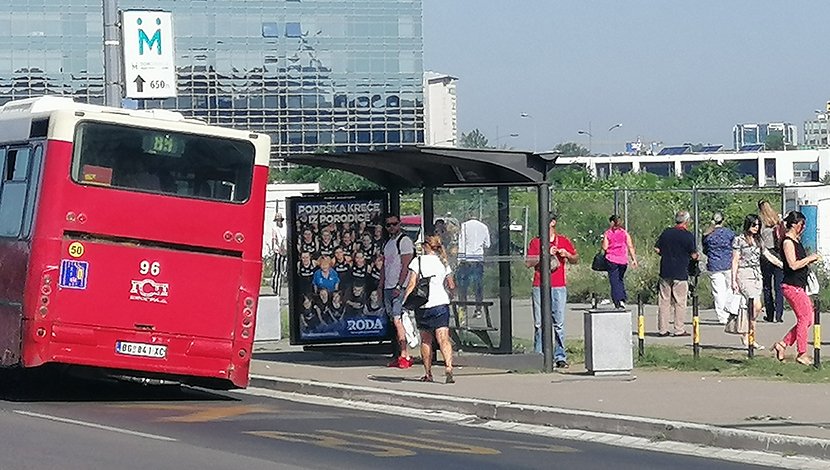 GSP 89 autobus prevoz nalegao točak Novi Beograd