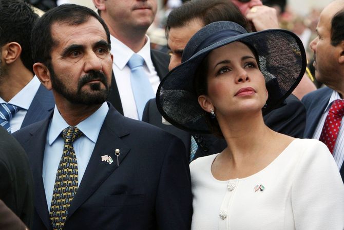 Sheik Mohammed bin Rashid al-Maktoum and Princess Haya