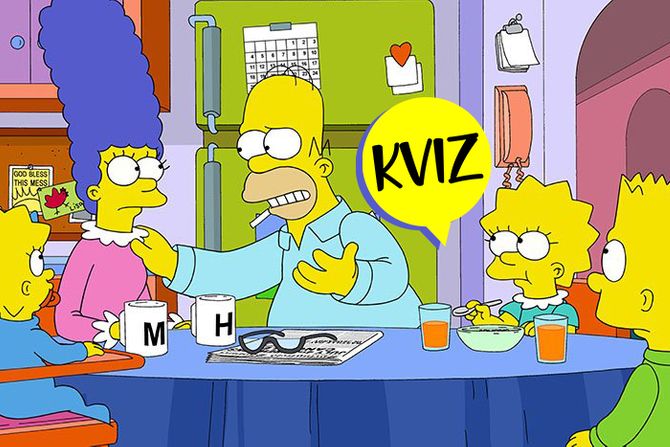 Simpsonovi, The Simpsons, kviz