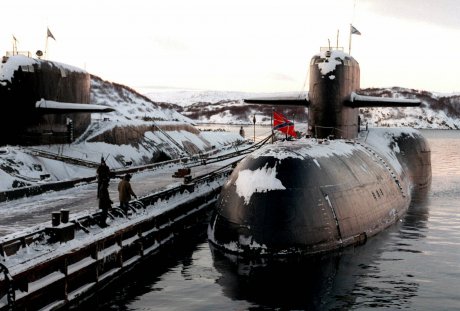 Podmornica, Rusija, požar