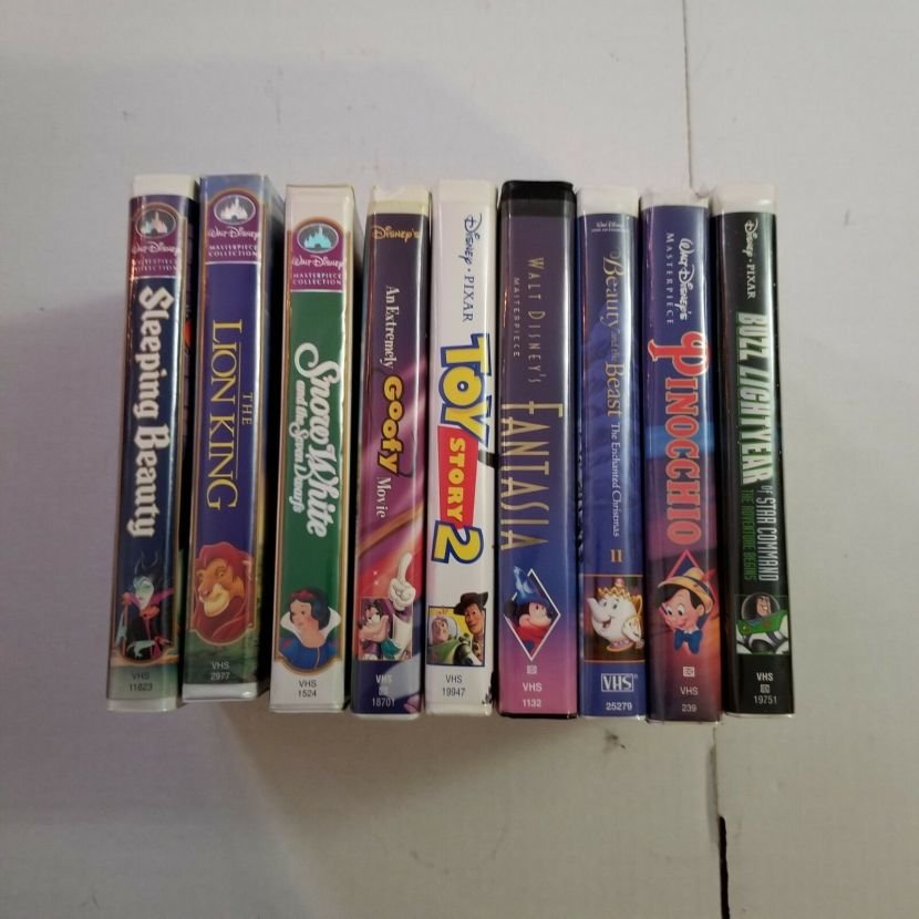 Dizni crtani filmovi VHS