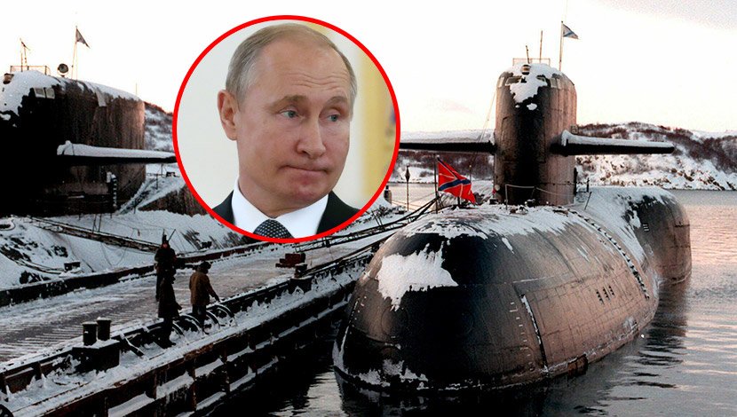 Podmornica, Rusija, požar Putin