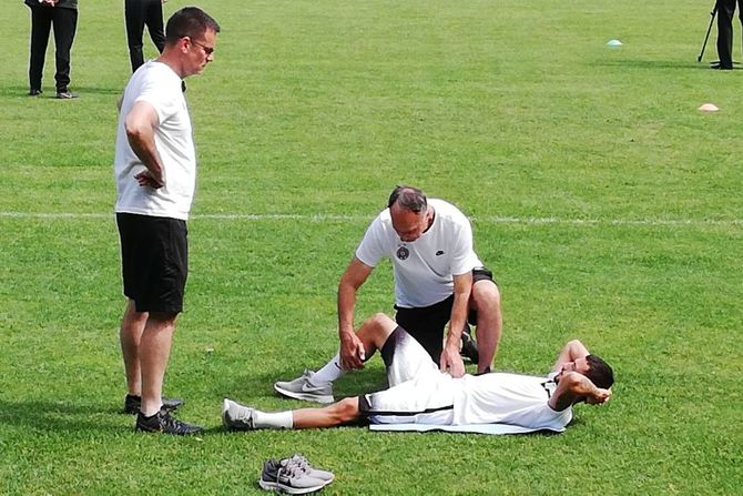 Nikola Lakčević, FK Partizan, pripreme