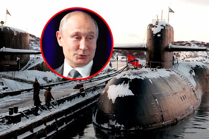 Podmornica, Rusija, požar Putin Podmornica, Rusija, požar Putin