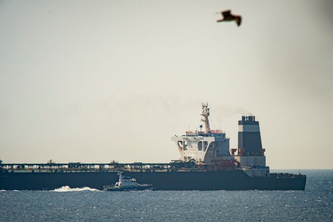 Gibraltar zaplenio tanker