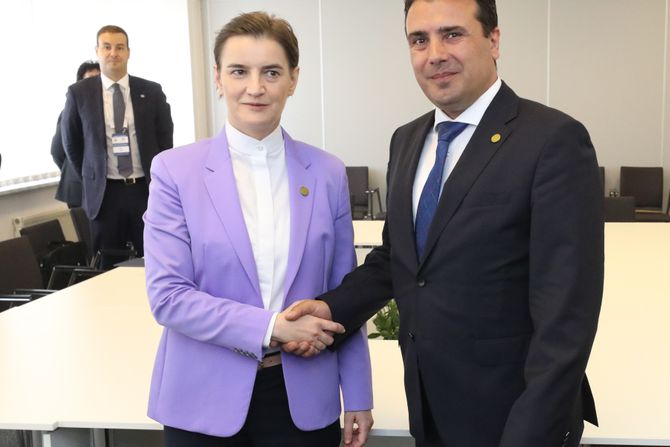 Ana Brnabić, Zoran Zaev, Poznanj, Samit