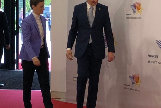 Ana Brnabić, Mateuš Moravjecki, Samit EU - Zapadni Balkan, Poznanj Ana Brnabić, Mateuš Moravjecki, Samit EU - Zapadni Balkan, Poznanj