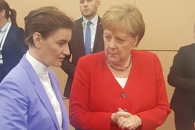 Ana Brnabić, Angela Merkel, Poznanj, Samit EU - Zapadni Balkan