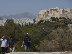 Atina, Akropolj, vrućina