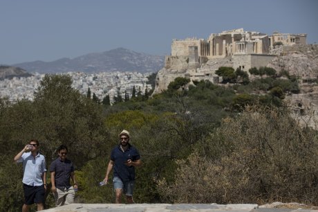 Atina, Akropolj, vrućina