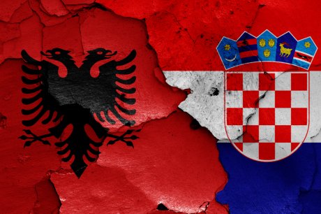 Hrvatska, albanija, zastava