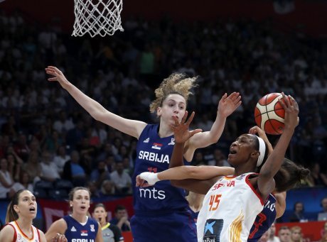 Košarka, žene, Srbija Španija