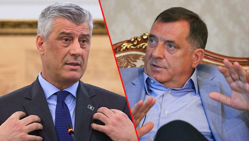 Hašim Tači, Milorad Dodik
