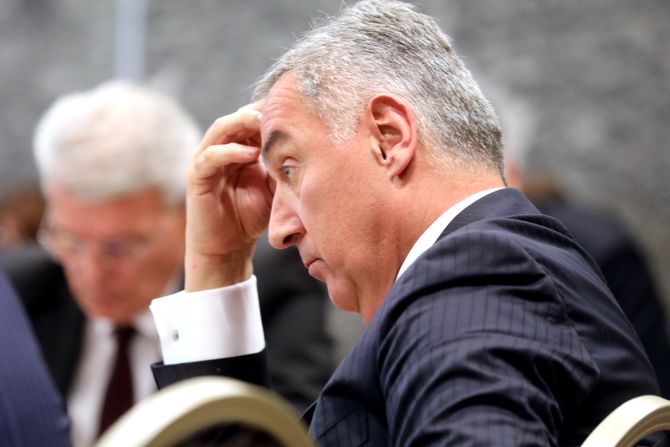 Milo Đukanović, plenarna sednica Milo Đukanović, plenarna sednica