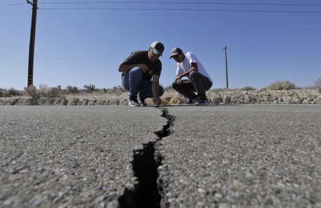 Zemljotres Kalifornija pukotina