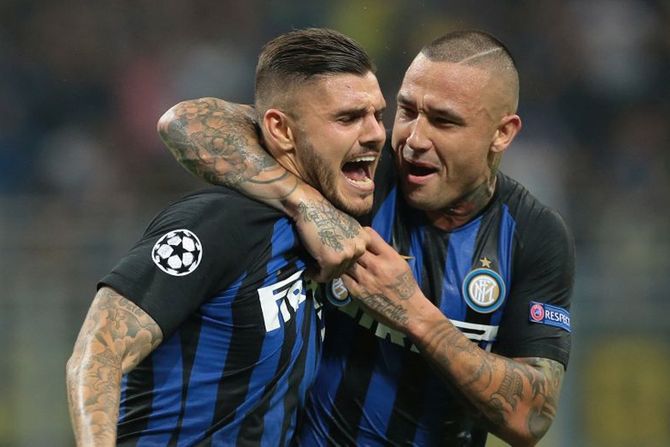 Rađa Naingolan, Mauro Ikardi, FK Inter