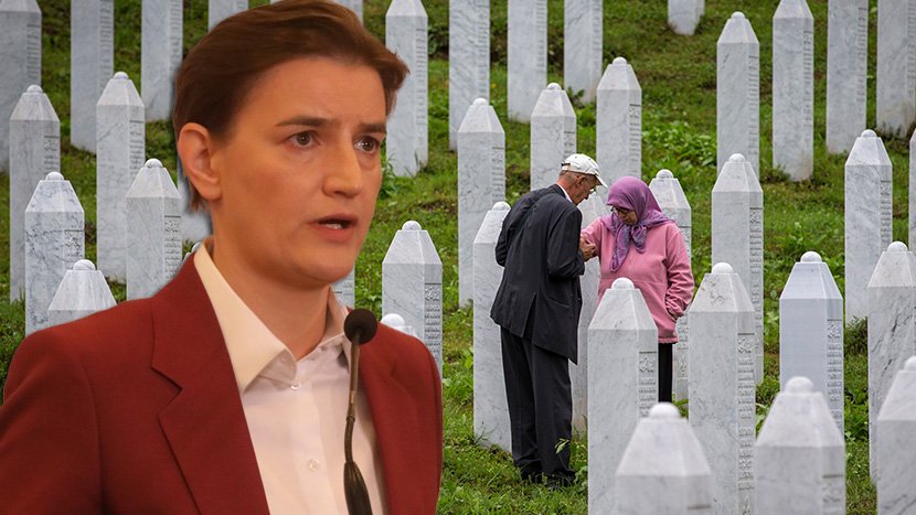 Ana Brnabic, Srebrenica
