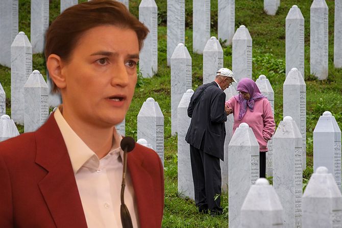 Ana Brnabic, Srebrenica