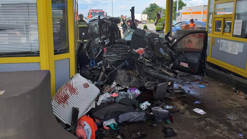 Naplatna rampa, saobracajna nesreca, Sveta Helena, Hrvatska